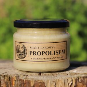 Miód Łąkowy z PROPOLISEM 400 g