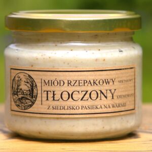 Miód Rzepakowy TŁOCZONY 400 g