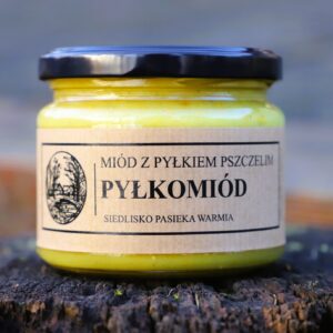 Miód z PYŁKIEM PSZCZELIM 15% pyłku
